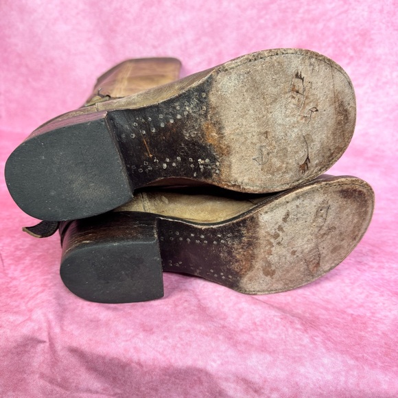 Brown Leather Knee-High Boots READ DESCRIPTION, IMPORTANT - Picture 9 of 17